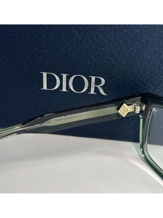New Dior CD Diamond S6I Optical Glasses transparent Green Fast Ship! main image 9
